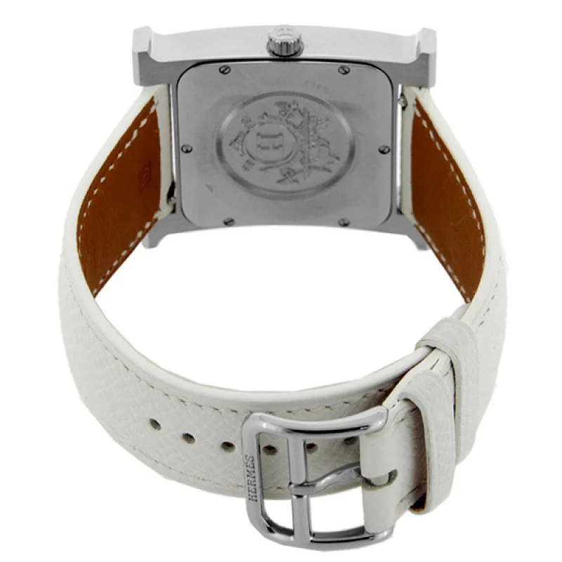 HERMES エルメス腕時計コピー Hウォッチ レザーベルト HH1.810.131/UBC ホワイト