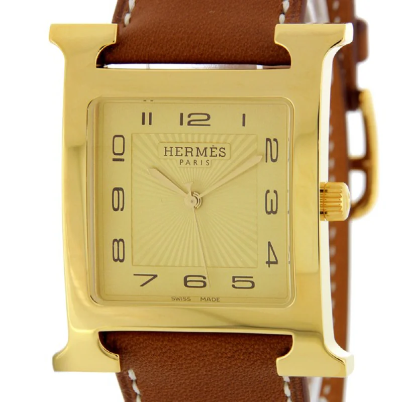 HERMES エルメス時計コピーHウォッチ レザーベルト HH1.801.462/VBA ブラウン