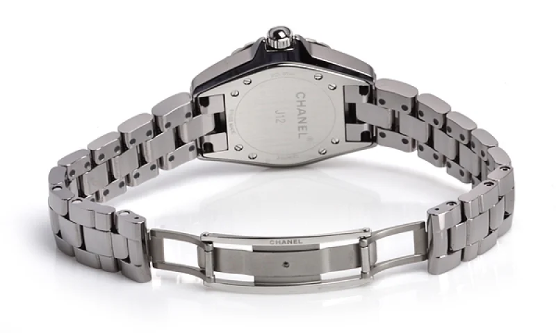 シャネル コピー33mm　8Pダイヤ　ベゼルダイヤ　チタンセラミック H2563 ピンク 時計