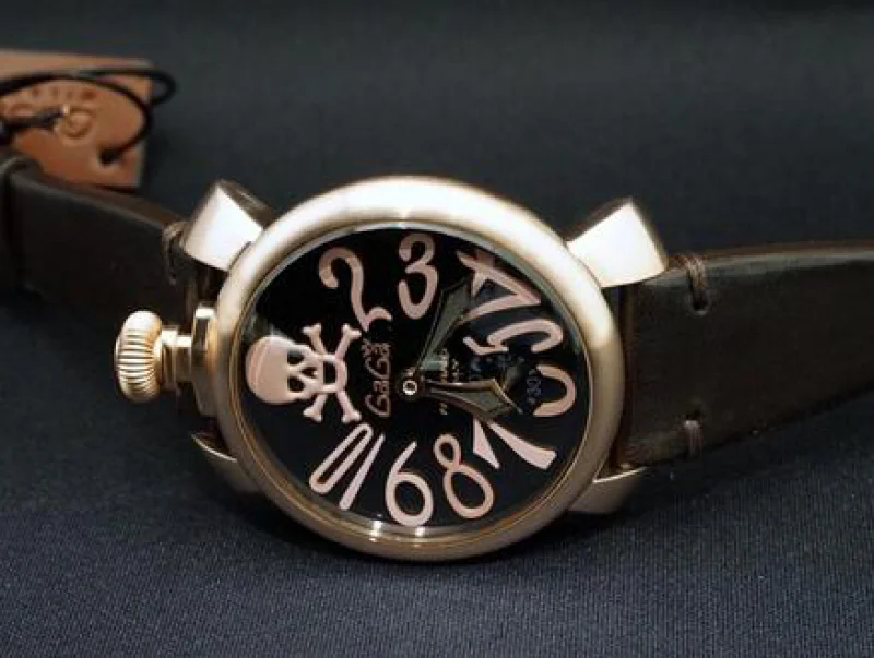 5011ART.01S マニュアーレ 48MM ガガミラノ時計偽物手巻き SS(PVD) スーパーコピー