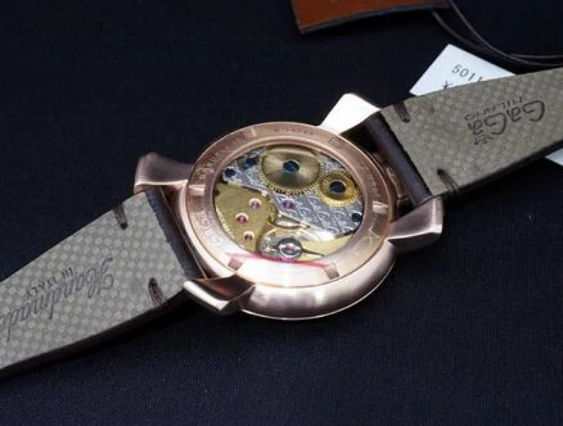 5011ART.01S マニュアーレ 48MM ガガミラノ時計偽物手巻き SS(PVD) スーパーコピー