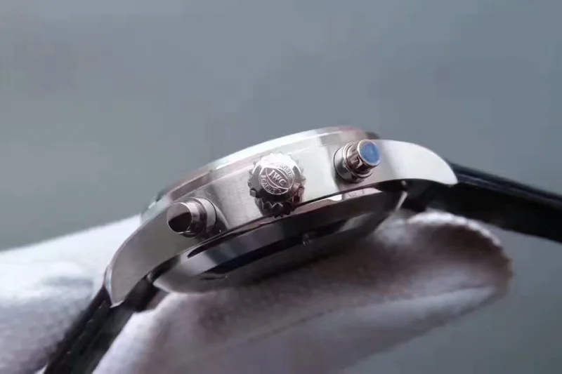 IWC コピー 7750の機械的な自動チップ、サファイア+藍の膜 IW323101-1 時計【2017新作】