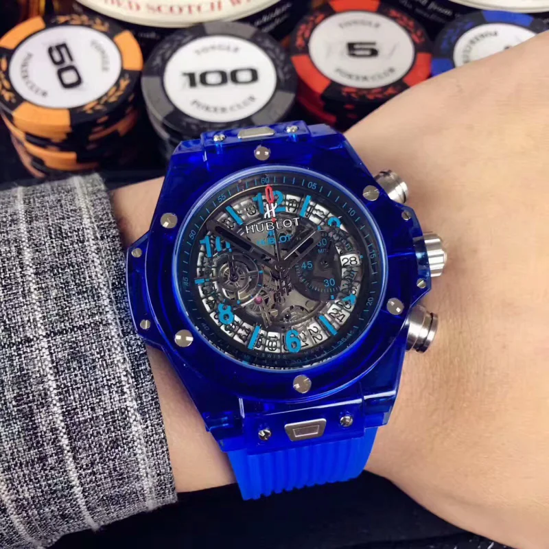 ウブロ ブラック系 【2017新作】HUBLOT スーパーコピー 時計 411.CI.1110.RX1