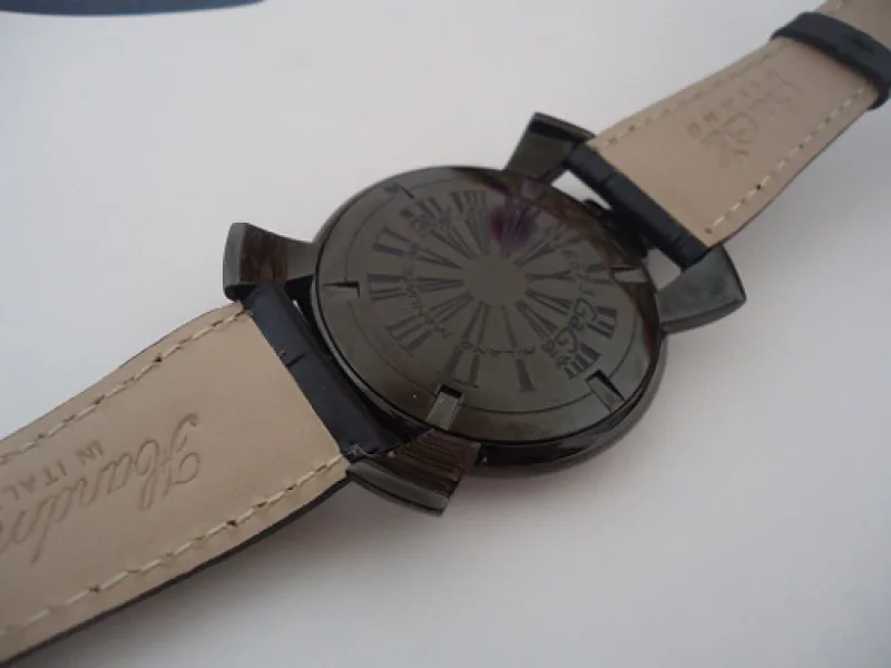 GaGa MILANO ガガミラノ スーパーコピー SLIM 46MM - ブラックPVD 時計 ユニセックス 5086.2
