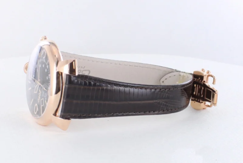 ガガミラノ スーパーコピー THIN CHRONO 46MM 18ｋPGコーティング 時計 5098.03BW