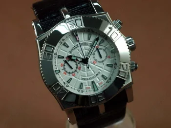 ロジェデュブRoger Dubuis Easy Diver Chrono (Updated) SS/RU White Manual H/W Chron手巻き