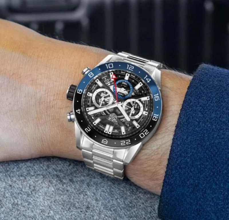 クロノグラフ コピータグ・ホイヤー GMT カレラ キャリバー ホイヤー02 CBG2A1Z.BA0658