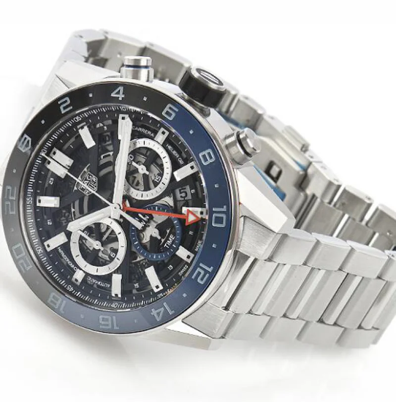 クロノグラフ コピータグ・ホイヤー GMT カレラ キャリバー ホイヤー02 CBG2A1Z.BA0658