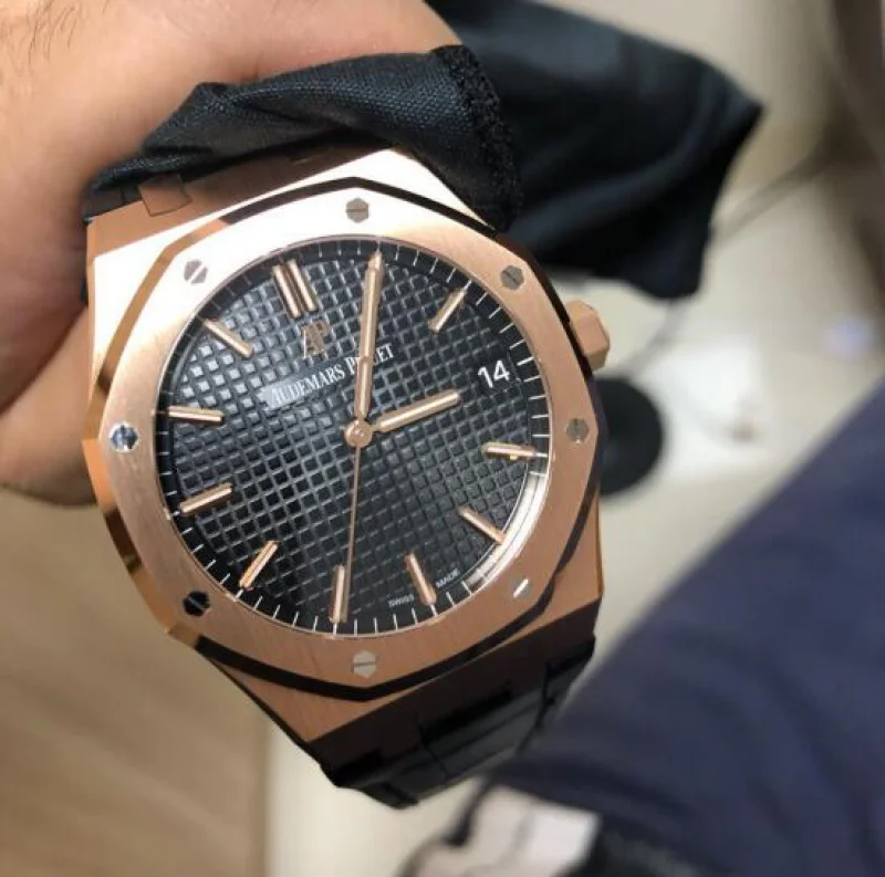 オーデマピゲ新作 八角形のベゼル 41mm 15500OR.OO.D002CR.01