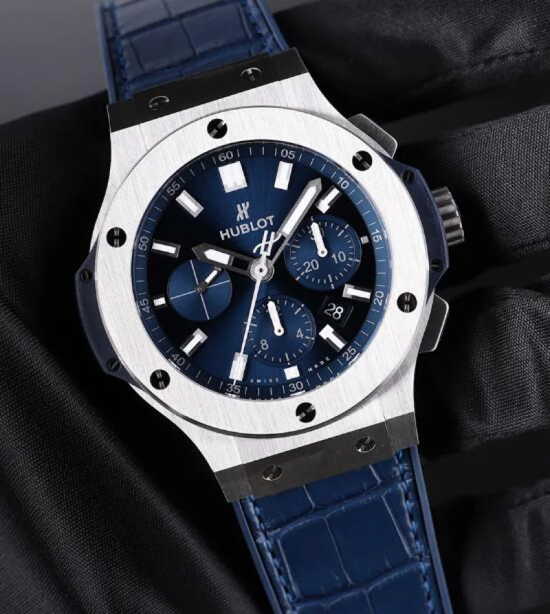 メンズHUBLOT ビッグバン スチール ブルー301.SX.7170.LR