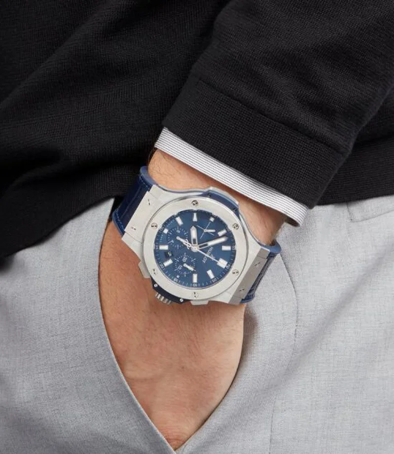 メンズHUBLOT ビッグバン スチール ブルー301.SX.7170.LR