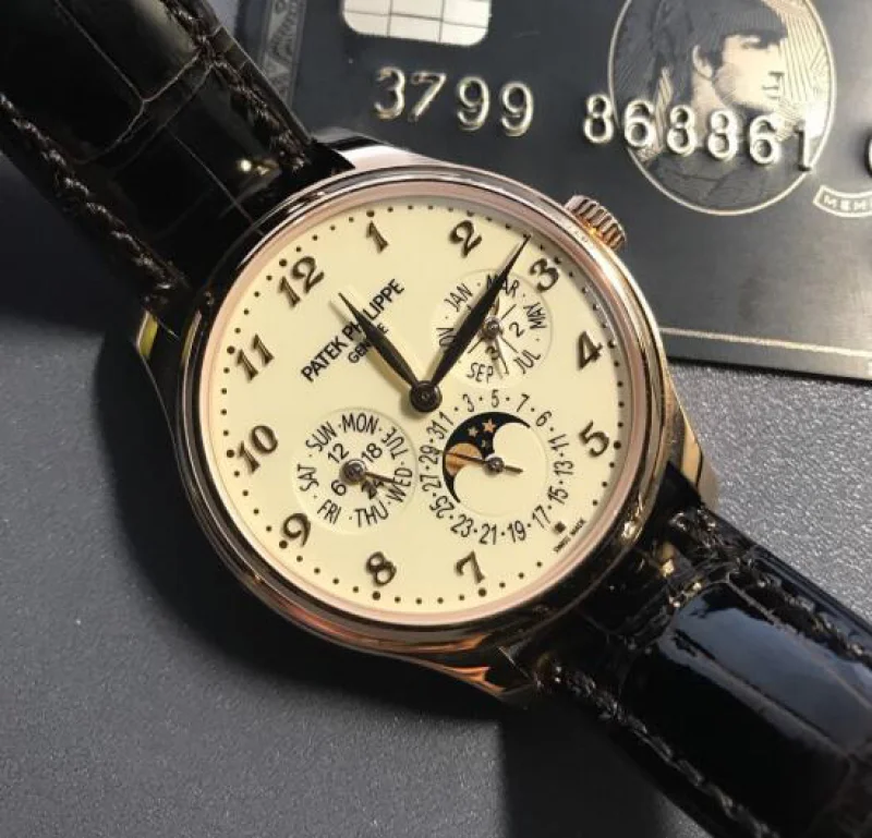 Patek Philippeコピー グランド コンプリケーション 永久カレンダー ローズゴールド5327R-001