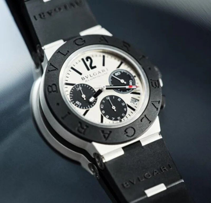 ブルガリBvlgari アルミニウム クロノグラフSAP103382