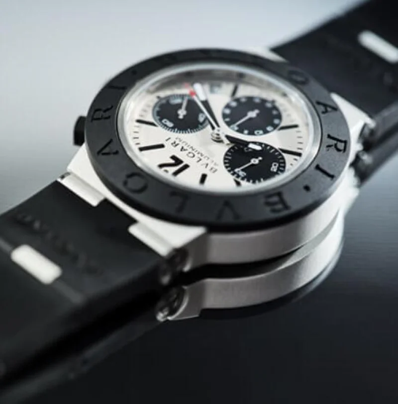 ブルガリBvlgari アルミニウム クロノグラフSAP103382