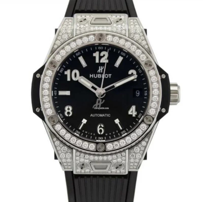 HUBLOTビッグ・バンコピー ワンクリック スチール パヴェ485.SX.1170.RX.1604