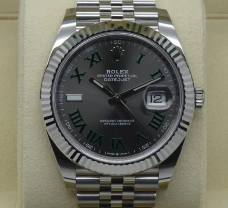 ロレックスデイトジャスト41 mm 126334スレート