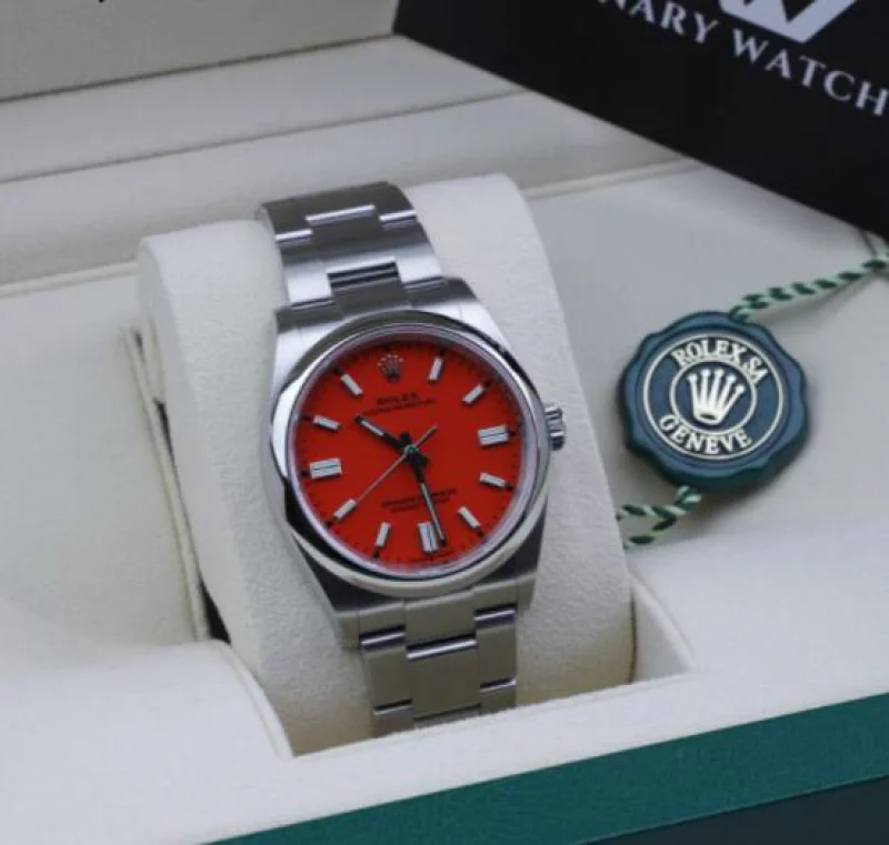 コーラルレッド ロレックスROLEXスーパーコピー オイスター パーペチュアル 126000