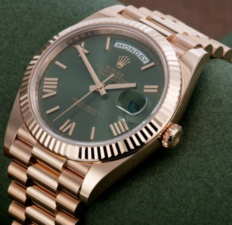 ロレックススーパーコピーデイデイト 40mm 228235オリーブグリーン