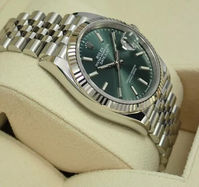 一流ROLEX時計コピーデイトジャスト 126234ミントグリーン