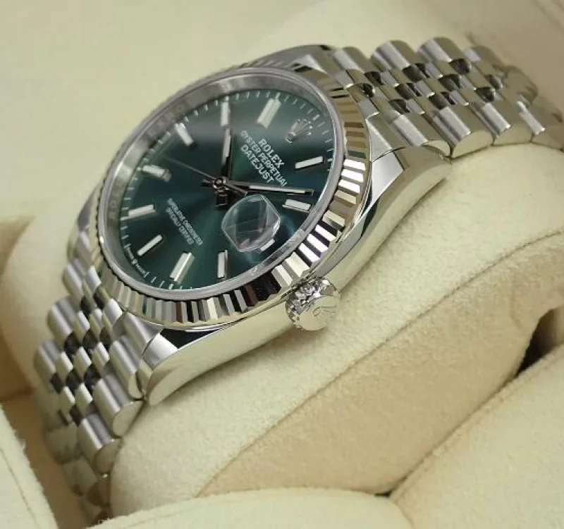 一流ROLEX時計コピーデイトジャスト 126234ミントグリーン