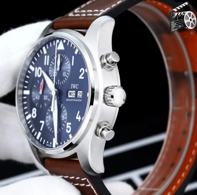 【クラシックアップグレードV2バージョン】コピーIWC IWC3777パイロットクロノグラフ7750ムーブメント