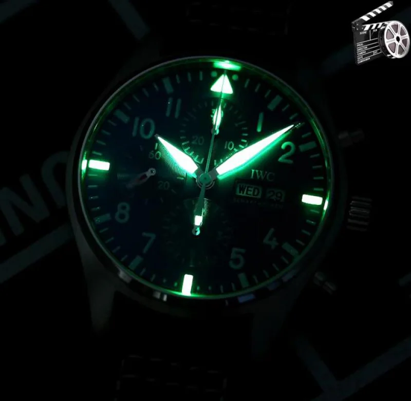 【クラシックアップグレードV2バージョン】コピーIWC IWC3777パイロットクロノグラフ7750ムーブメント