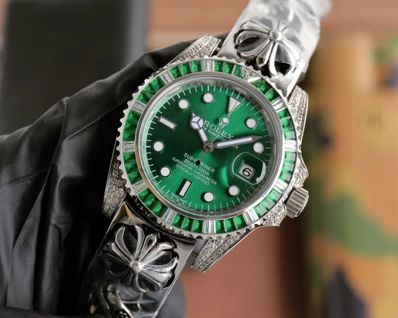 ROLEXロレックススーパーコピー116610LV-009 メンズ時計サブマーシブル ダイヤモンドセット