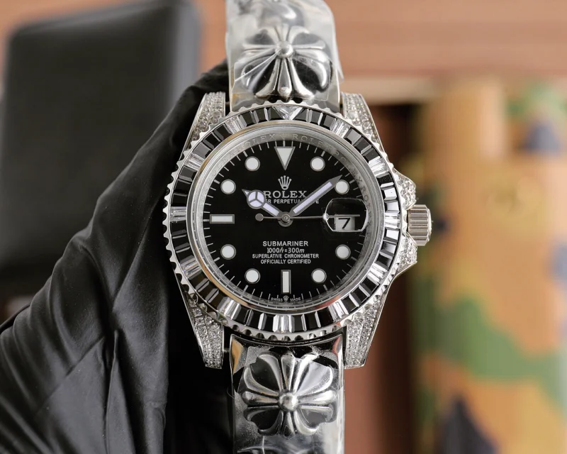 ROLEXロレックススーパーコピー116610LV-009 メンズ時計サブマーシブル ダイヤモンドセット