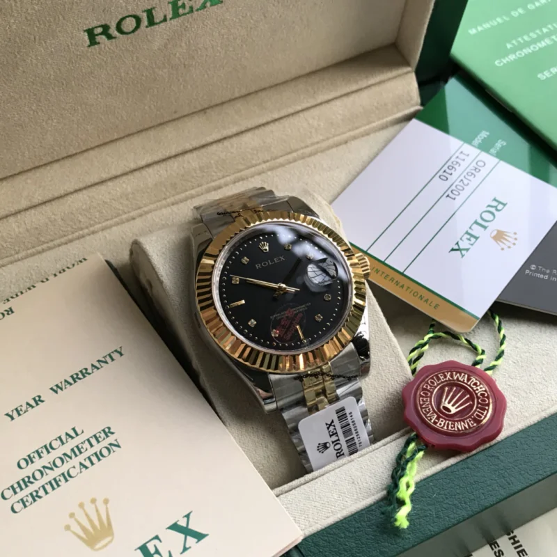 ROLEXコピー時計ソリッド 5 パール スチール パーペチュアルR101314