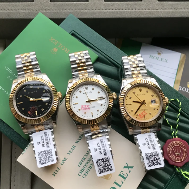 ROLEXコピー時計ソリッド 5 パール スチール パーペチュアルR101314