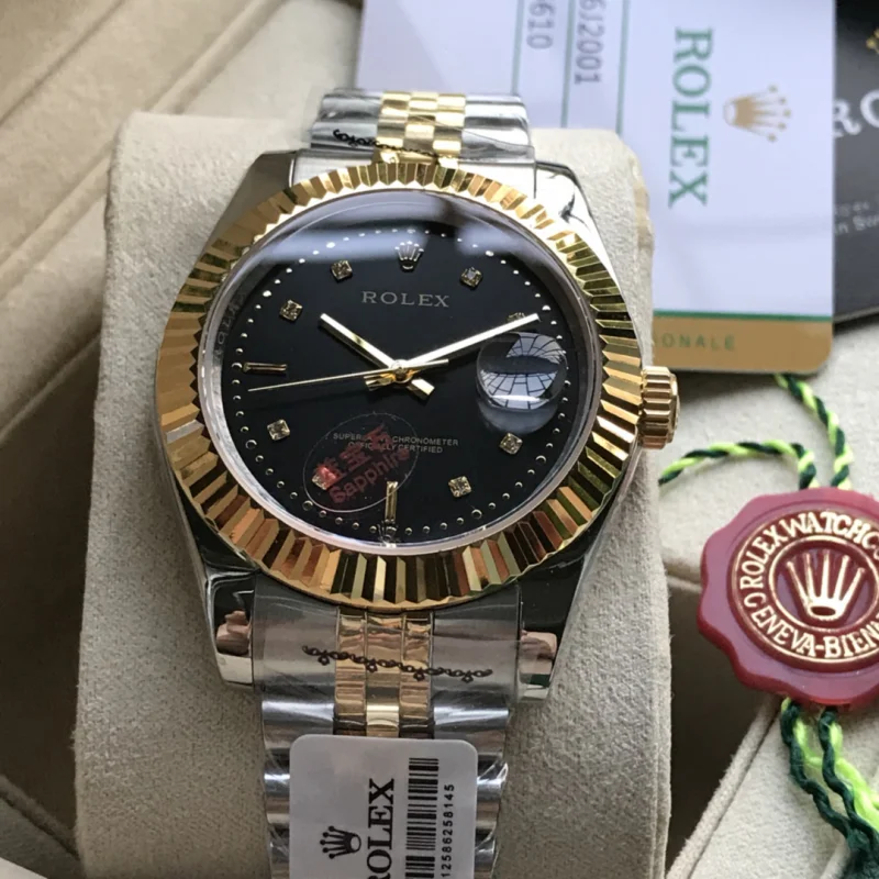 ROLEXコピー時計ソリッド 5 パール スチール パーペチュアルR101314