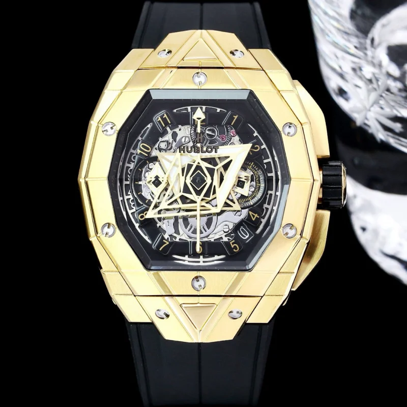 HUBLOT x サン ブルー タトゥー幾何学模様ケースH82n700