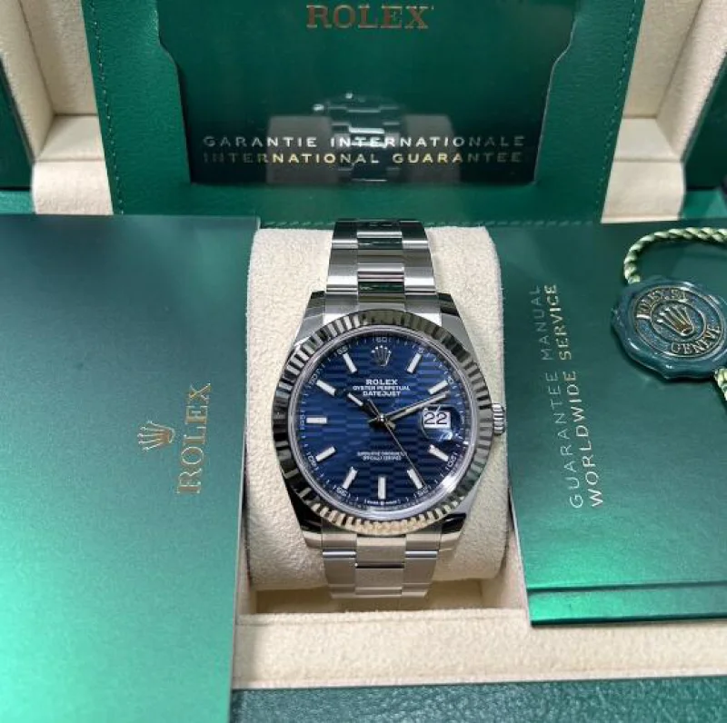 ROLEX ロレックスデイトジャスト メンズ126334ブルー