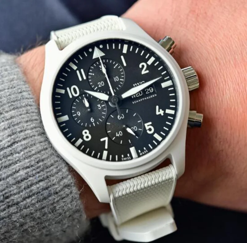 一流IWCアイ・ダブリュー・シーパイロット クロノグラフ・トップガンIW389105