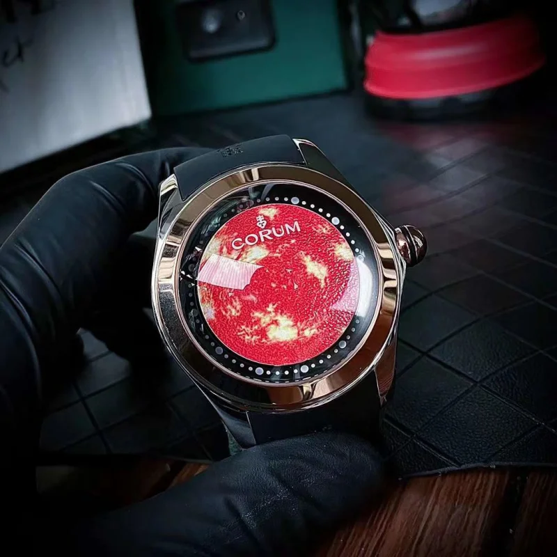 スーパーコピー時計(N品)コルム ビッグバブル 赤い文字盤CU22099