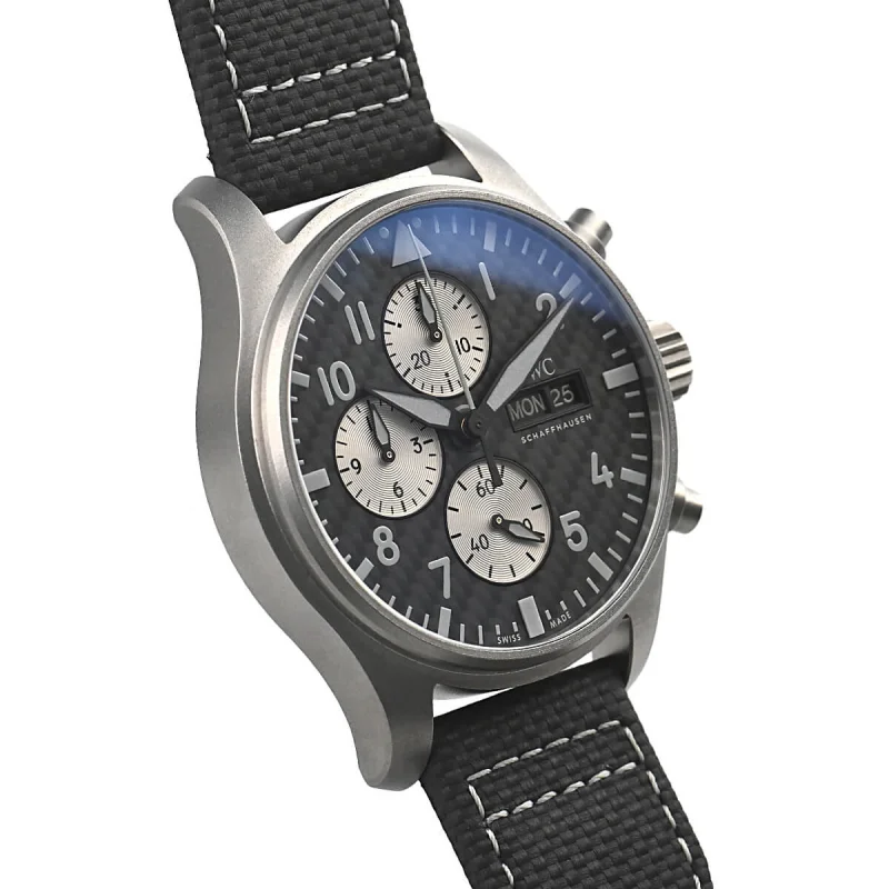 新品実用性 IWC激安 パイロットウォッチ クロノグラフ AMG IW377903