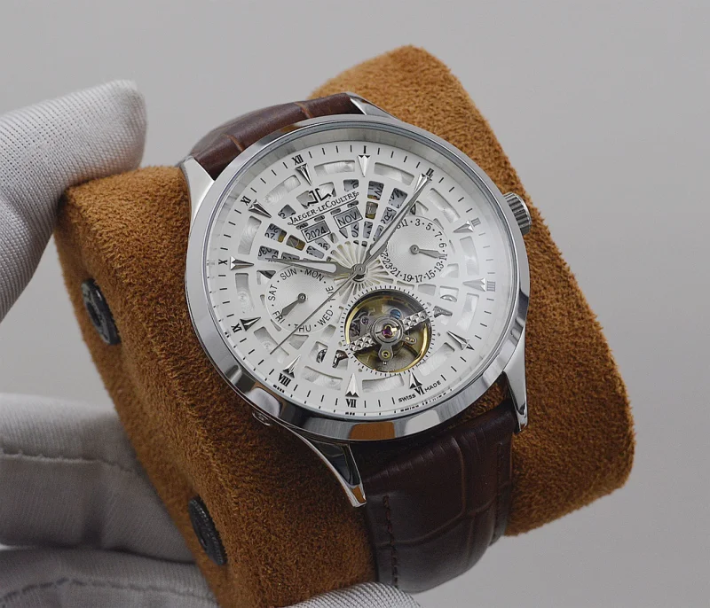ブランド ジャガールクルトマスター 43mm 高級メンズ腕時計全自動機械式JL2031055