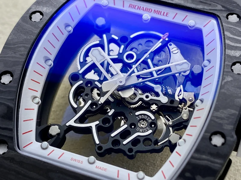 ZF工場リシャール・ミルコピー時計 RM055 カーボンファイバーNTPT【最高剛性】