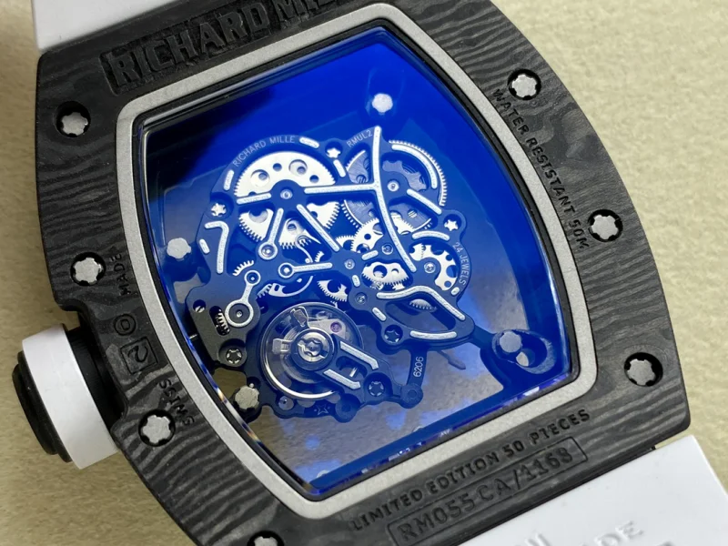 ZF工場リシャール・ミルコピー時計 RM055 カーボンファイバーNTPT【最高剛性】