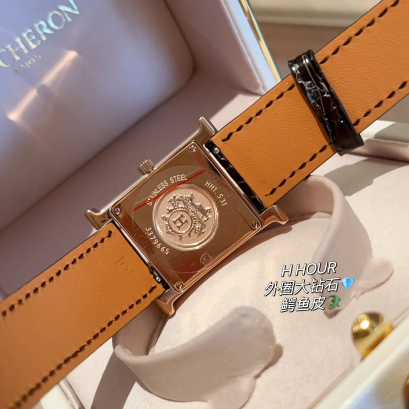 ダイヤモンド エルメス ウール H レディース ブランドコピー時計H802076