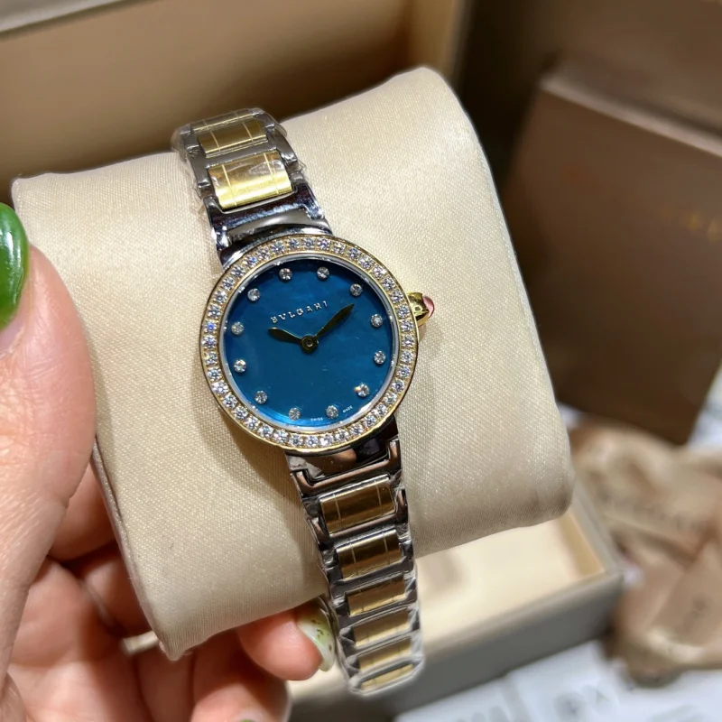 【新品発見】ブルガリ Bvlgariコピー時計女性用26 mm ブルースタイル 317229B