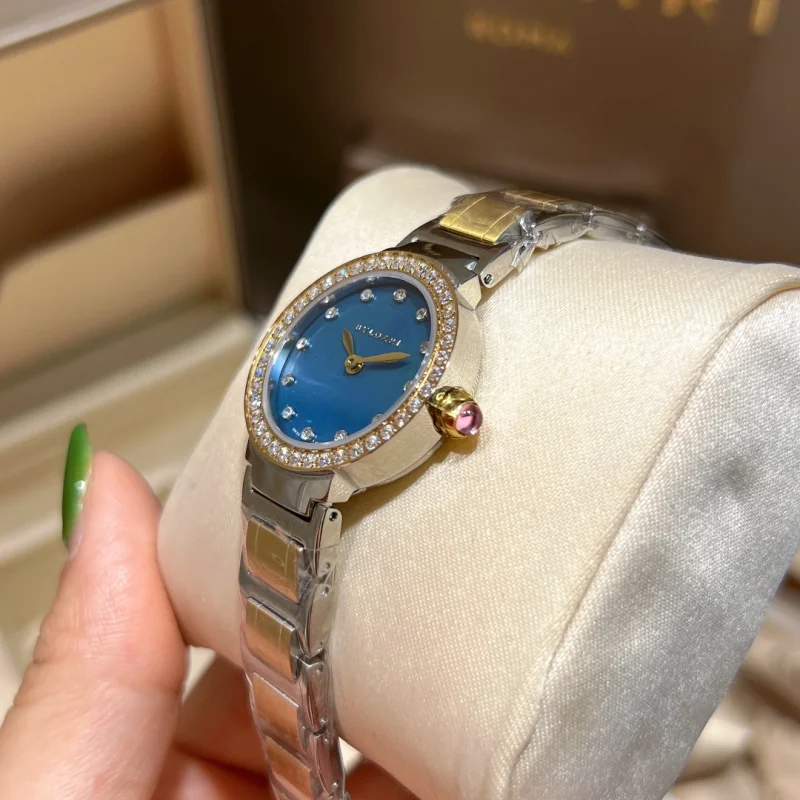 【新品発見】ブルガリ Bvlgariコピー時計女性用26 mm ブルースタイル 317229B