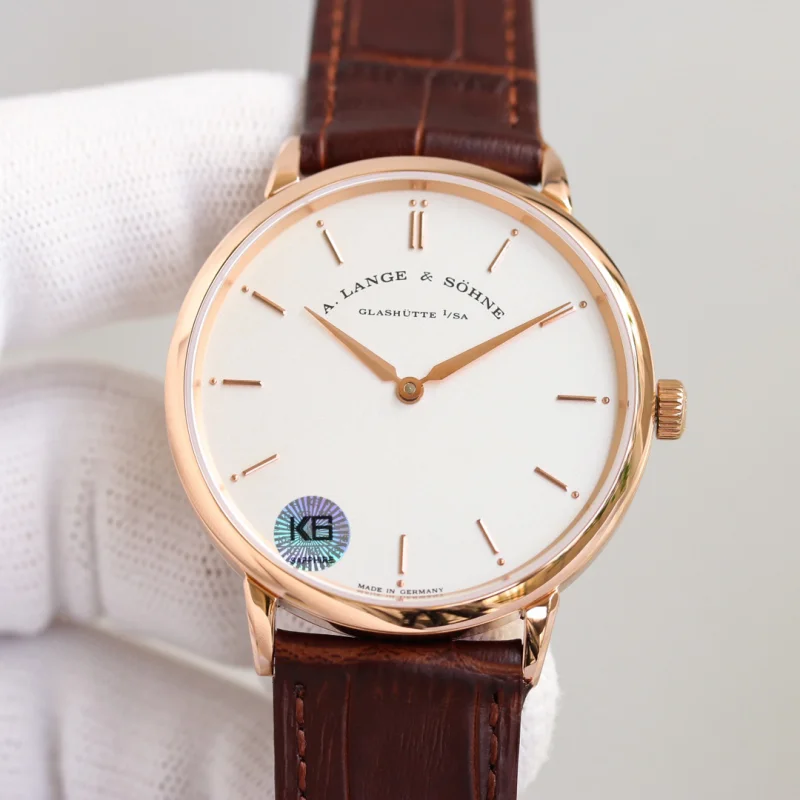 【素晴らしい外観】ランゲゾーネ激安 SAXONIA シンプルなスタイルA8922L52