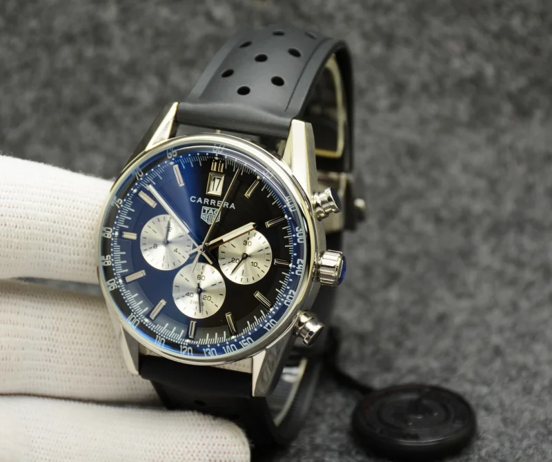 【新品メンズ腕時計】タグホイヤーN級 カレラ 42mm クロノグラフW3921.0292.09