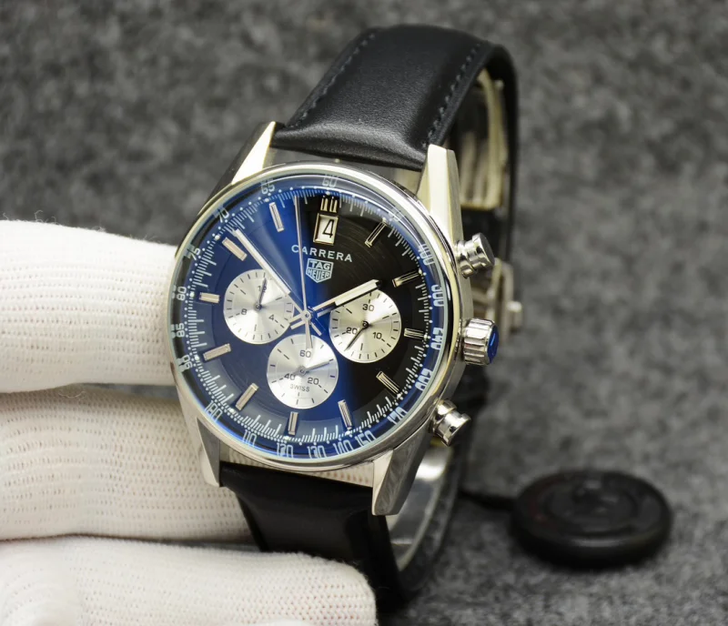 【新品メンズ腕時計】タグホイヤーN級 カレラ 42mm クロノグラフW3921.0292.09