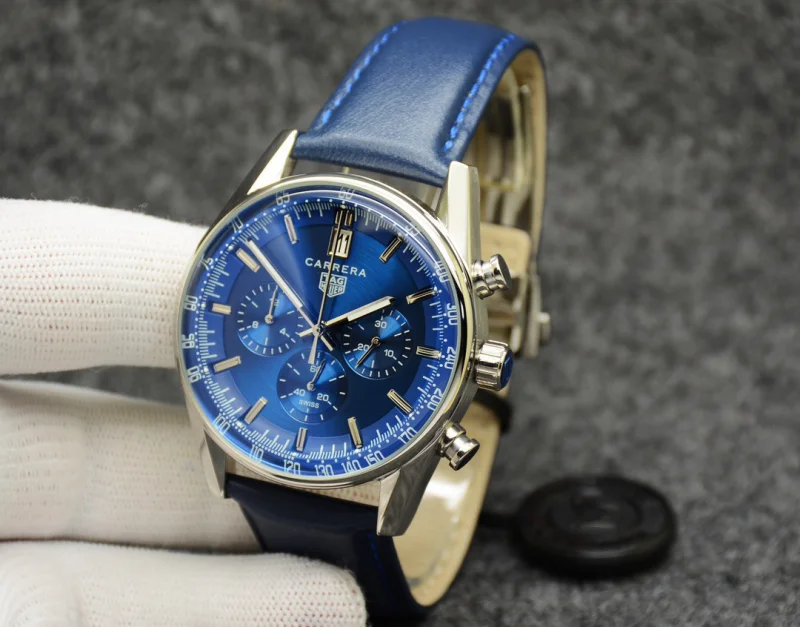 【新品メンズ腕時計】タグホイヤーN級 カレラ 42mm クロノグラフW3921.0292.09
