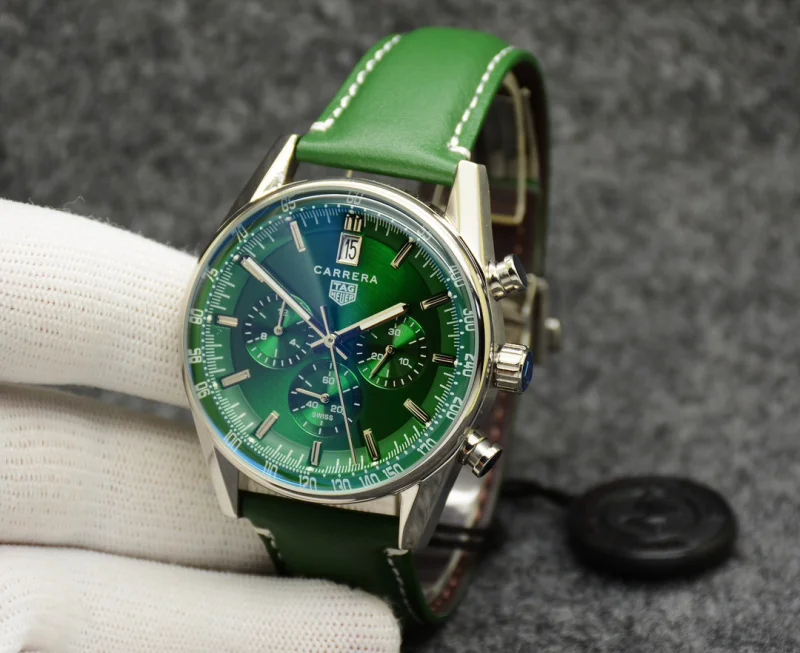 【新品メンズ腕時計】タグホイヤーN級 カレラ 42mm クロノグラフW3921.0292.09