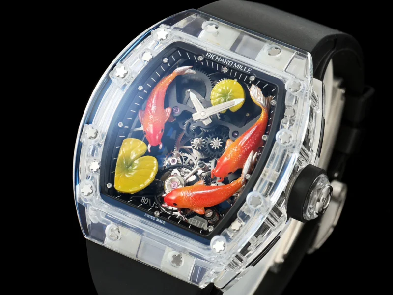 ブランド リシャール・ミルコピー時計RM S 10 トゥールビヨン【魚の花蓮葉】