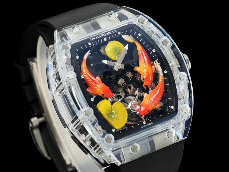 ブランド リシャール・ミルコピー時計RM S 10 トゥールビヨン【魚の花蓮葉】