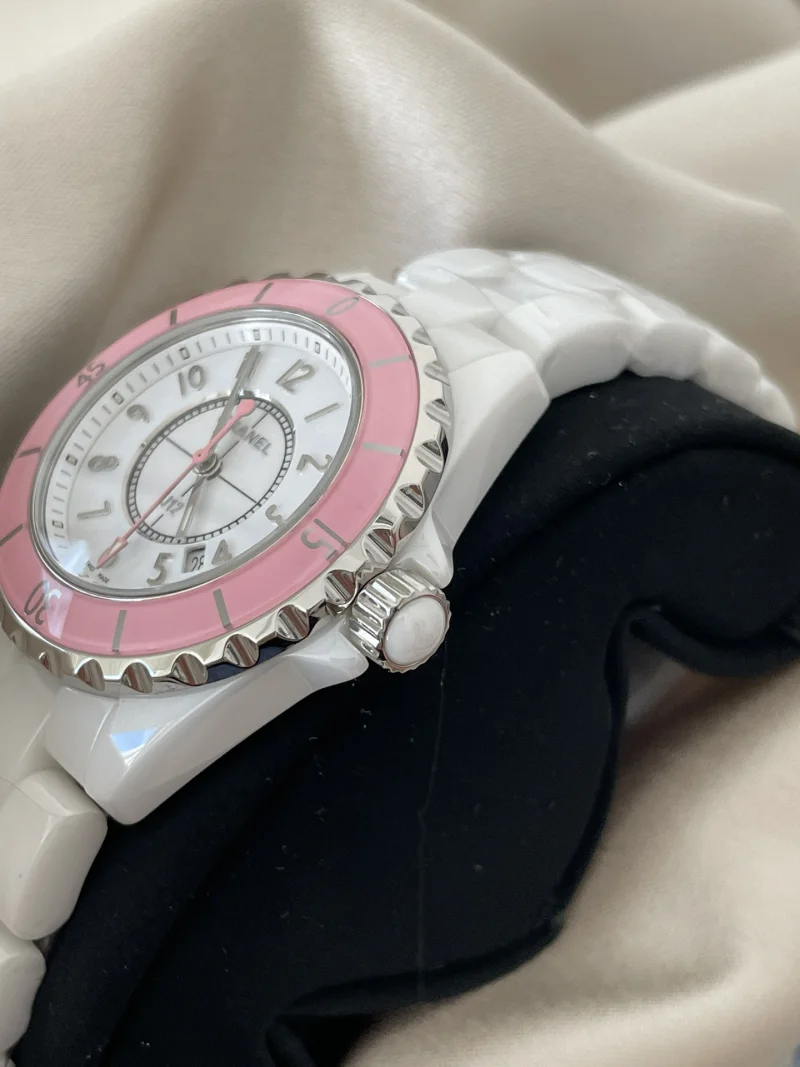 CHANEL高品質ブランド時計 J12 レディース ピンクセラミックH110292